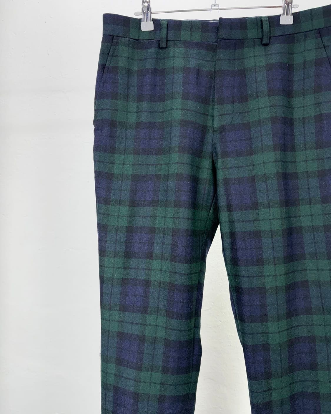 브룩스 브라더스 레드 플리스 블랙와치 울 트라우저 팬츠 상품이미지2