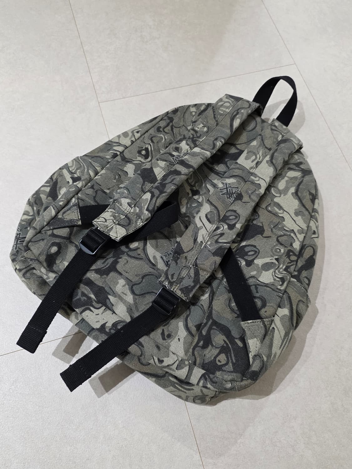 스투시 캔버스 백팩 베일 카모 상품이미지3