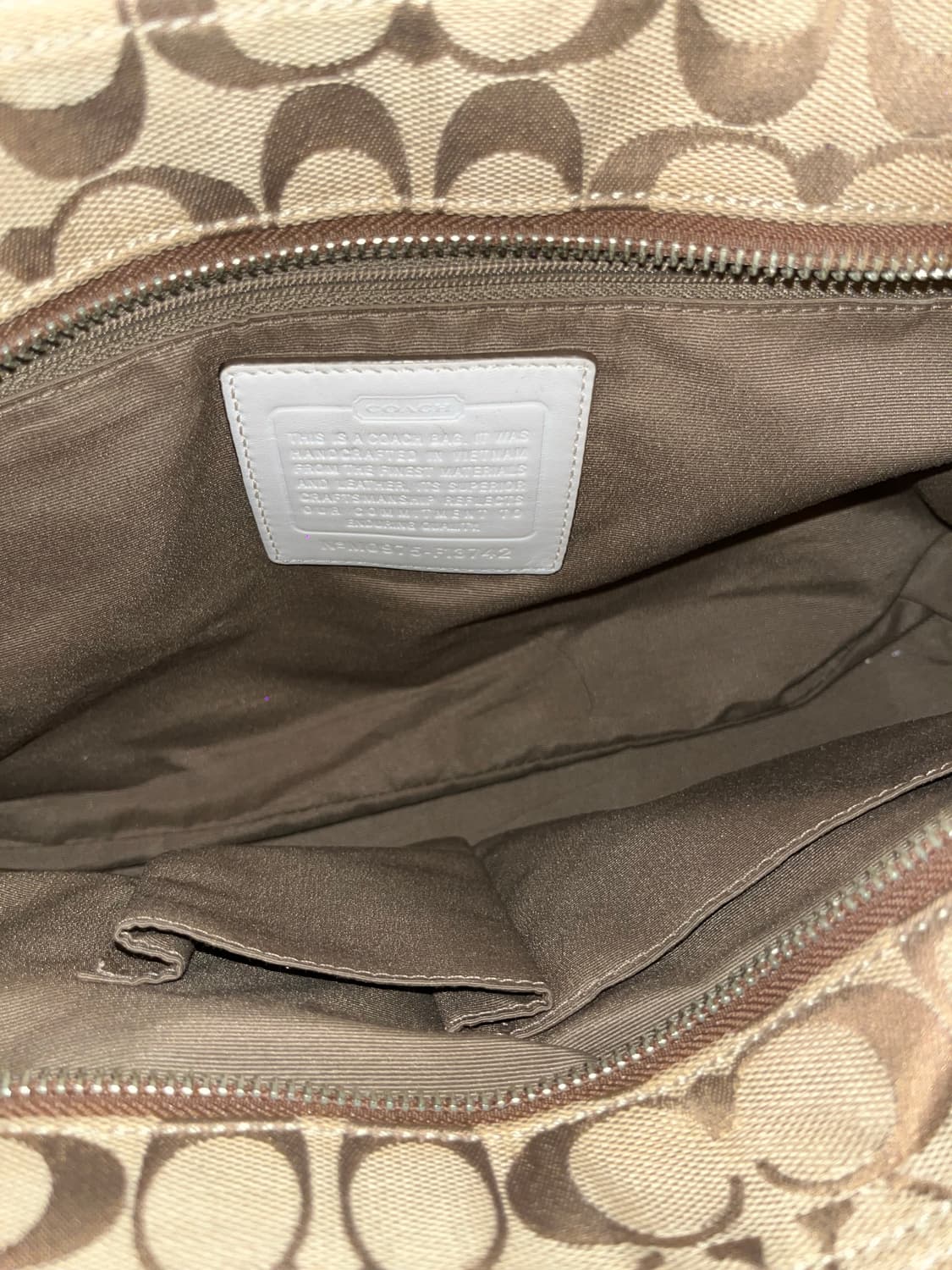 📦 Coach basic white&beige Shoulder Bag 상품이미지7