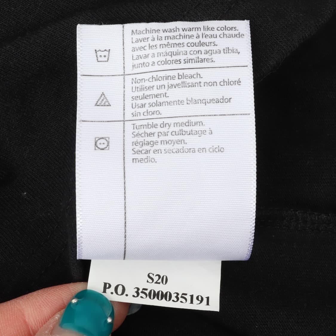 칼하트 블랙 k126 롱슬리브 상품이미지10