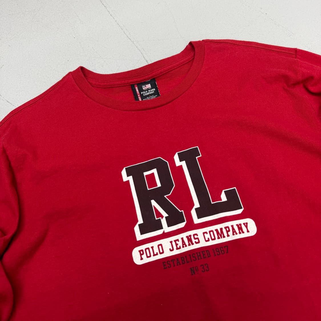 폴로 롱슬리브 레드 상품이미지3