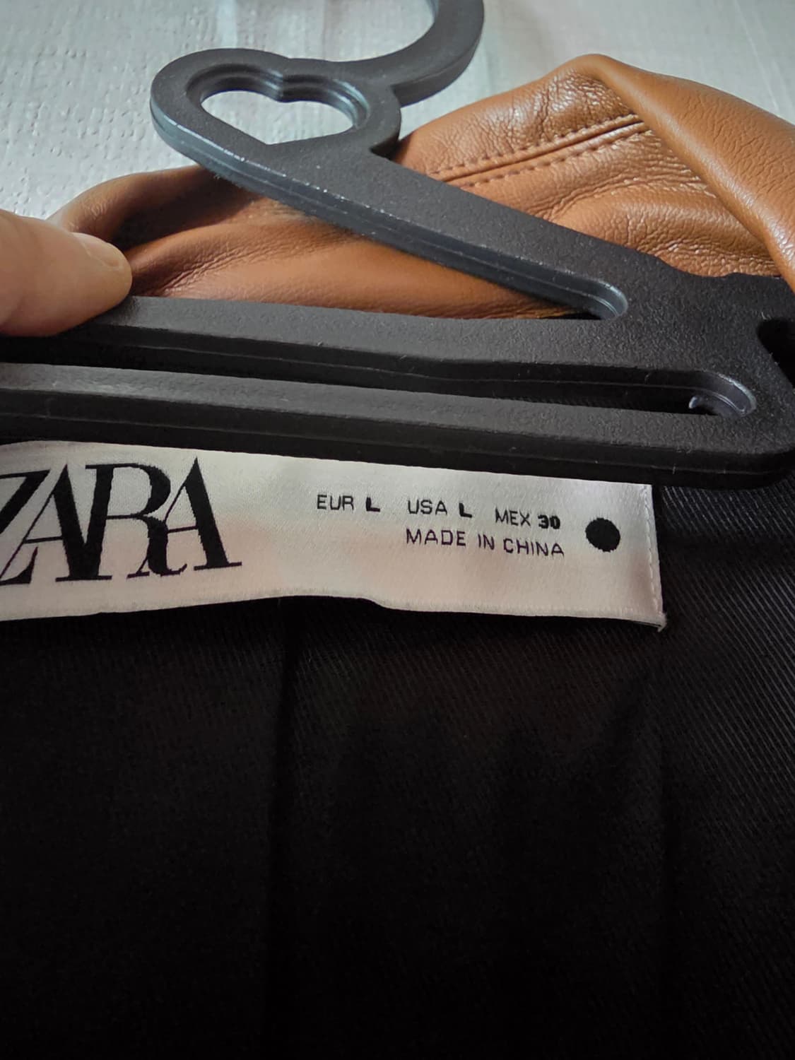 자라 페이크 레더 블레이져 상품이미지4