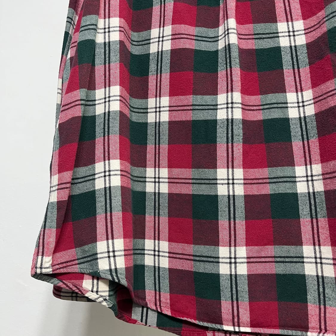 90s HEAVY COTTON FLANNEL 헤비코튼 플란넬 셔츠 상품이미지9