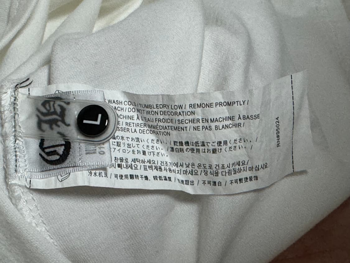 Chrome Hearts 반팔 화이트 L 상품이미지3