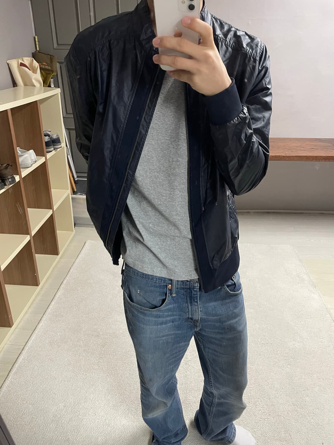 M) 노스페이스 차이나카라 나일론 자켓 상품이미지1