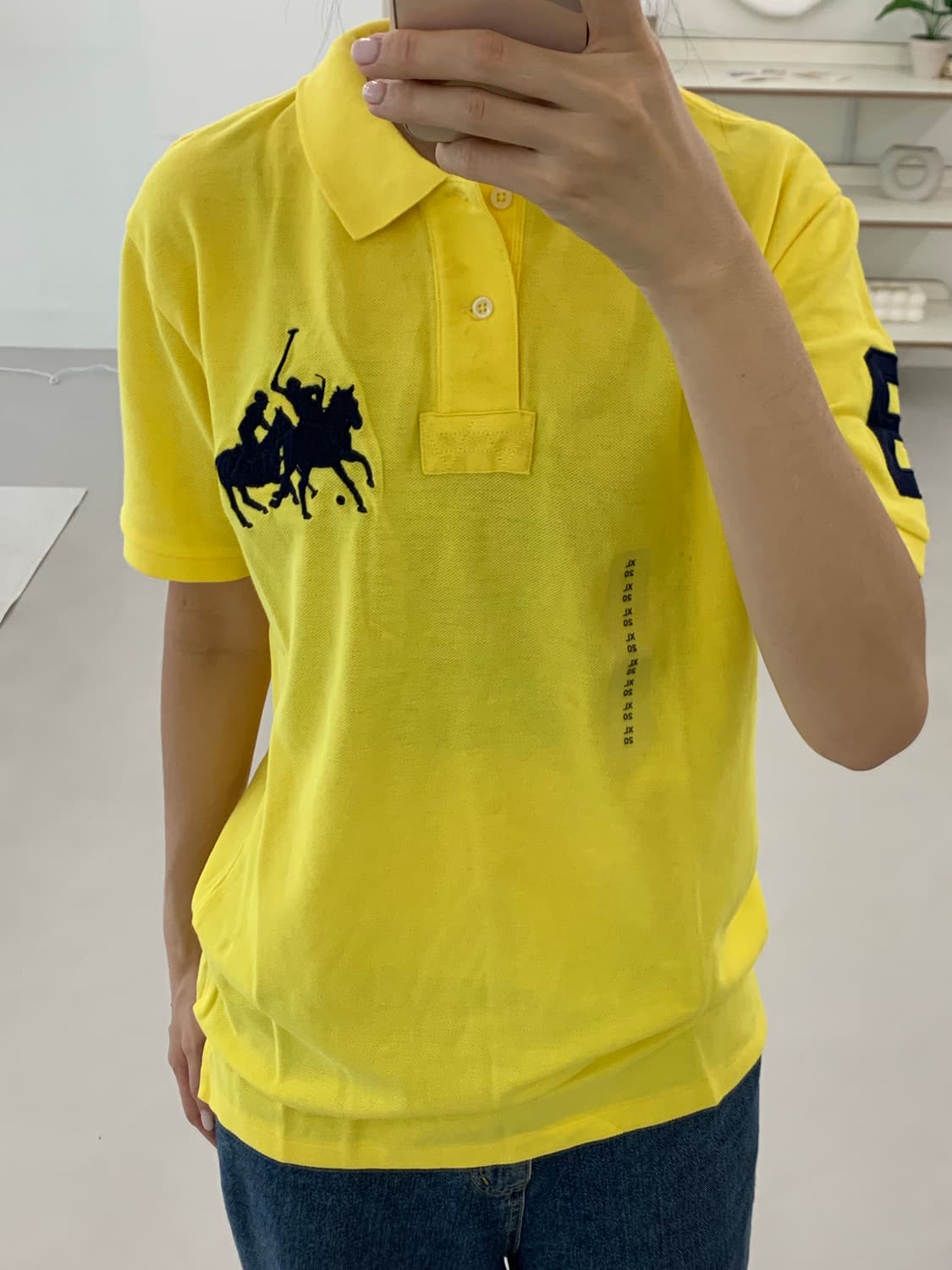 폴로 랄프로렌 보이즈 빅포니 카라티 노랑 XL(20) 상품이미지4