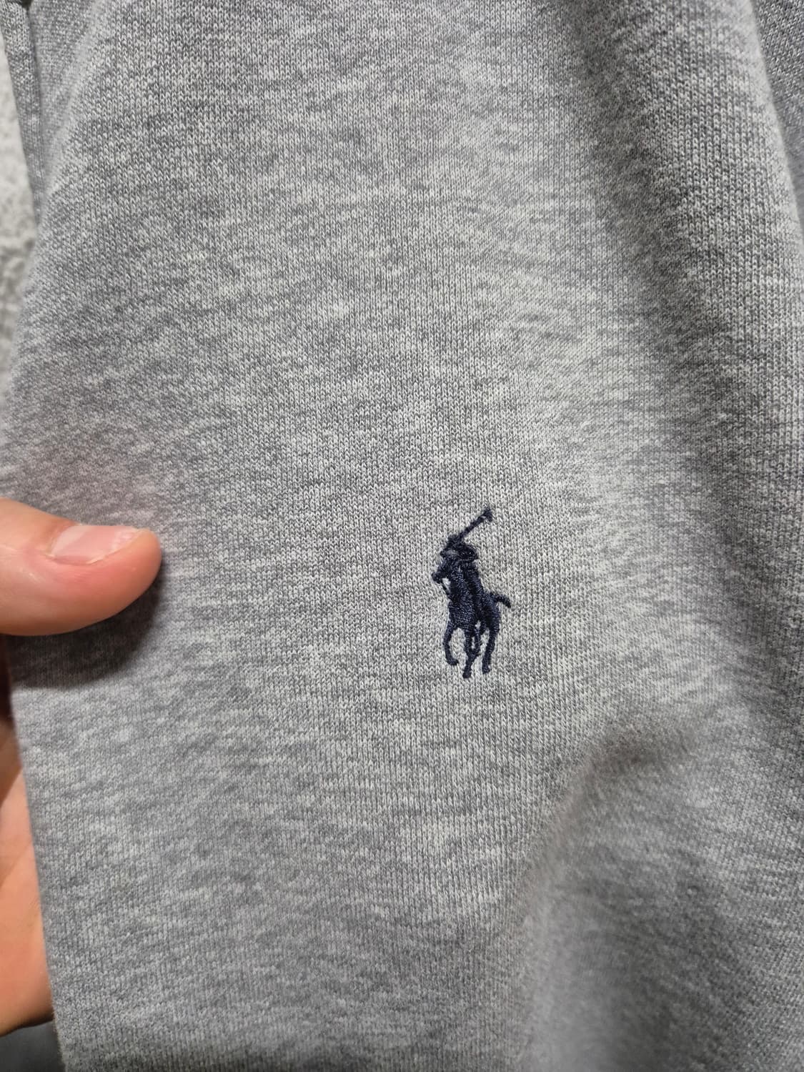 [L] 폴로 랄프로렌 그레이 회색 후드집업 이지 yzy 100 105 상품이미지2