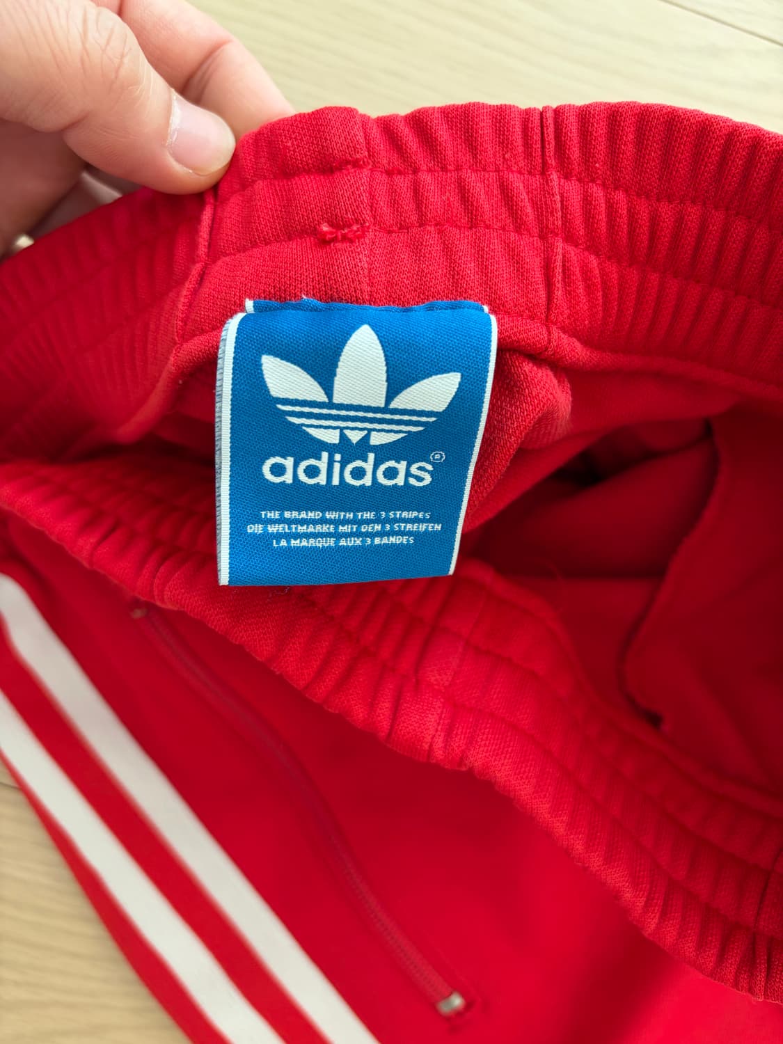 [L] 아디다스 유로파 트랙팬츠 레드 상품이미지2