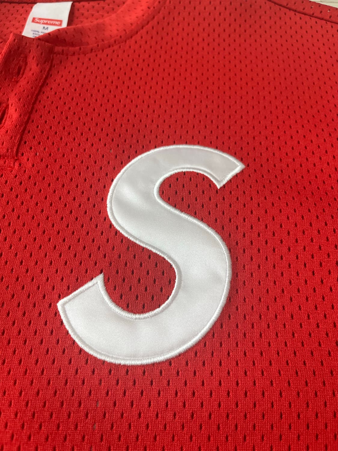 슈프림 S로고 베이스볼 저지 상품이미지3
