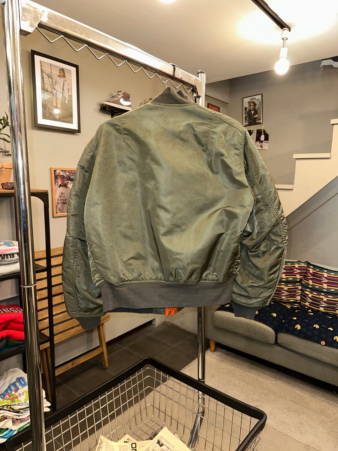 90’s Alpha Industries Ma-1 USA flight 상품이미지9