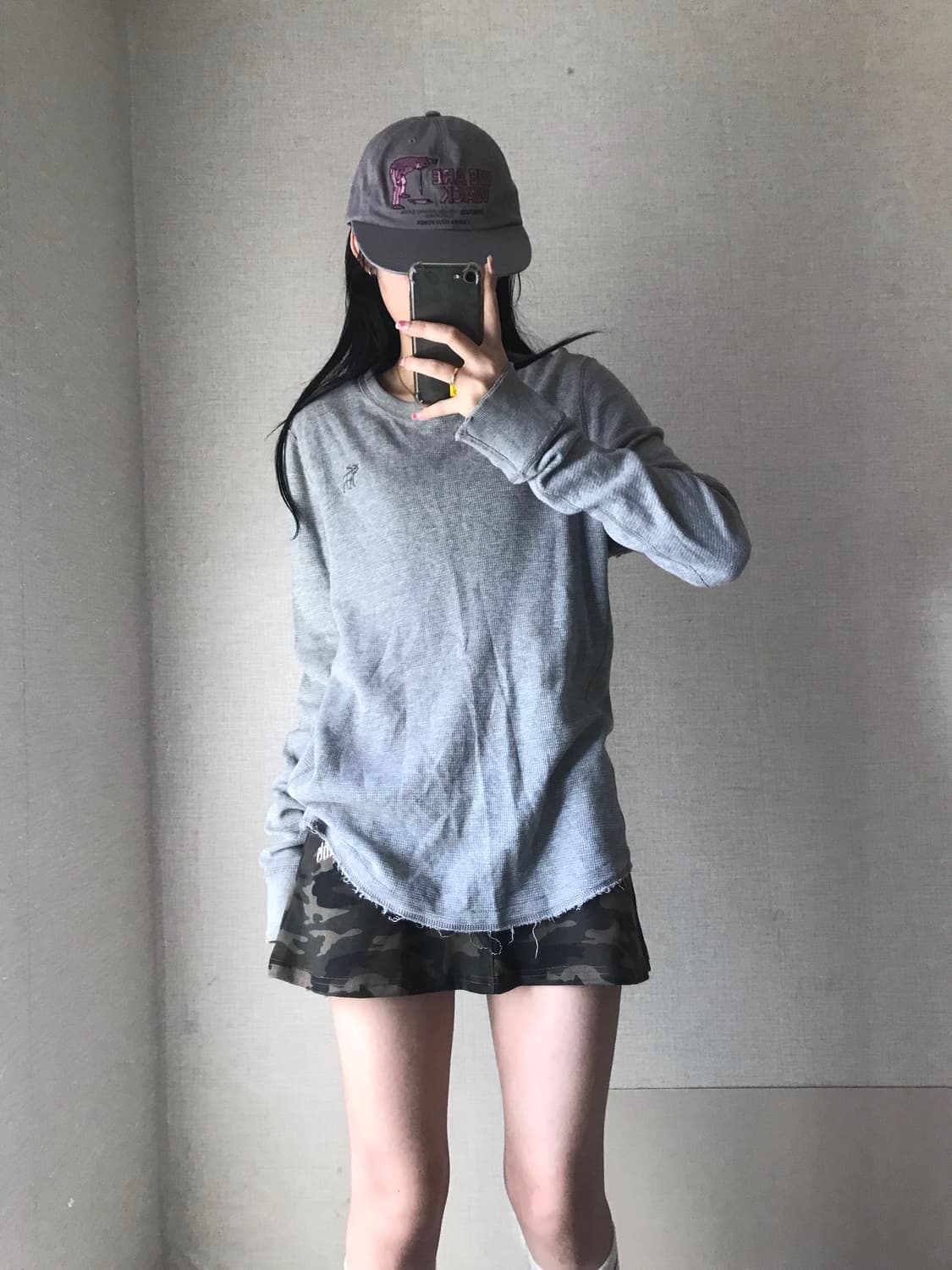 아베크롬비 그레이 롱슬리브 상품이미지4
