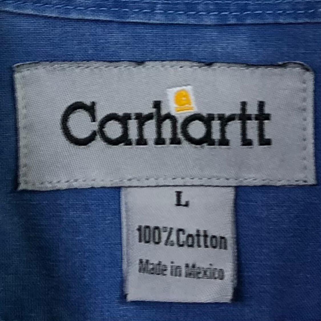 XL 칼하트 데님 셔츠 상품이미지3