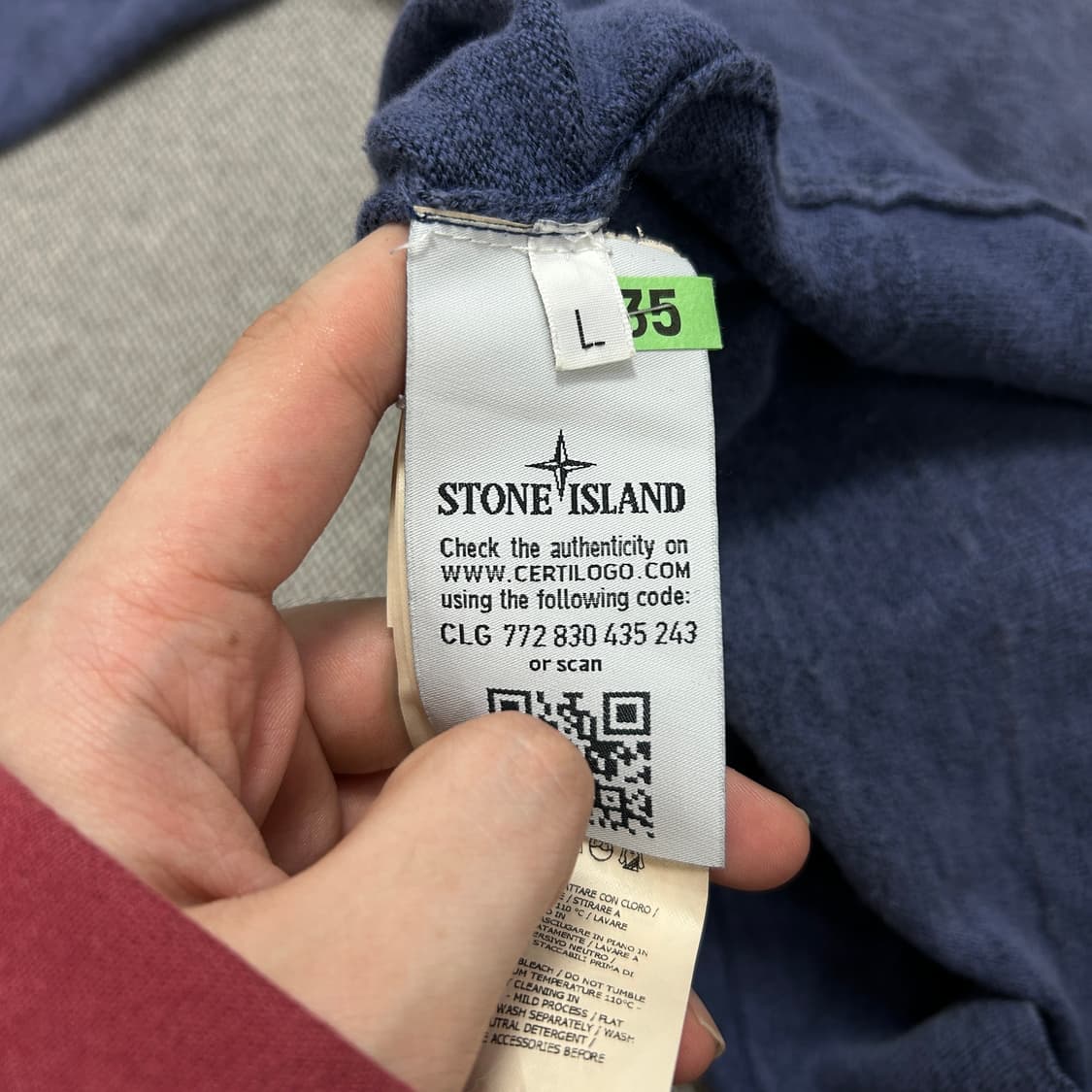 스톤아일랜드 니트 롱슬리브(L)- 상품이미지3