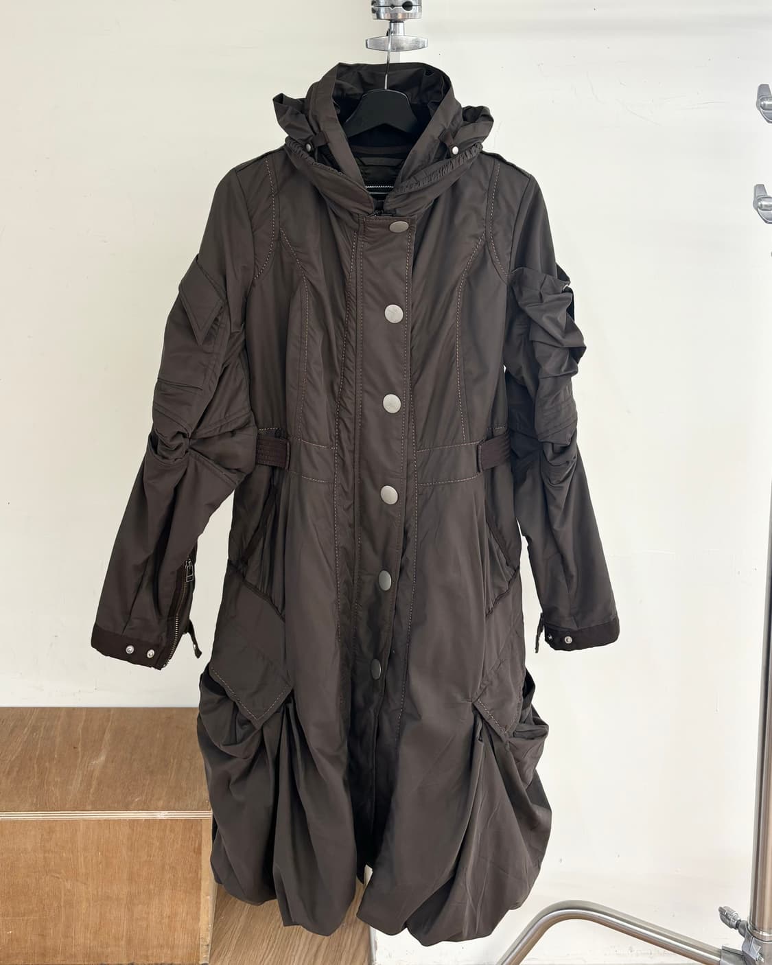 마리떼 프랑소와 저버 후드 롱 자켓 코트 상품이미지1