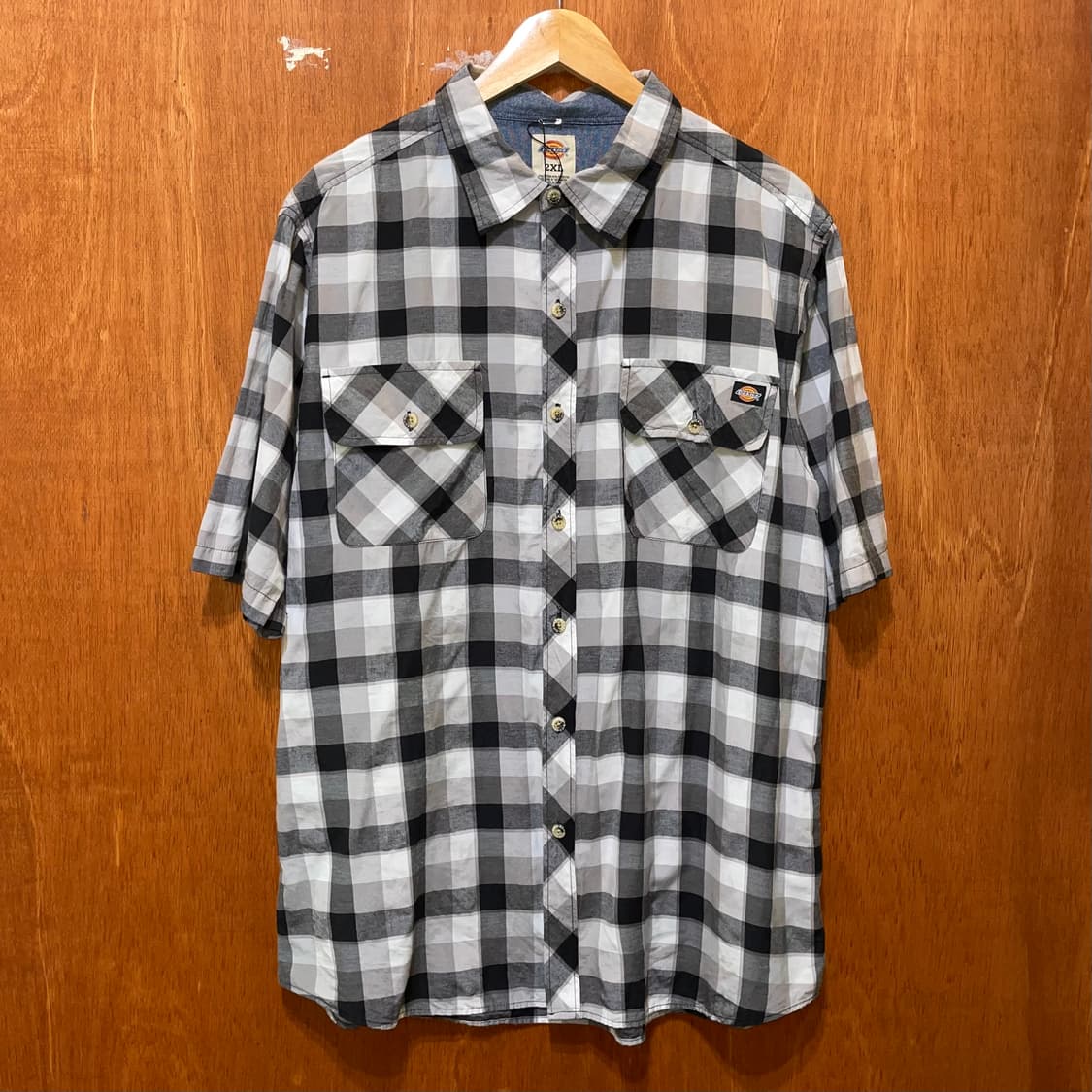 (2XL) Dickies 디키즈 체크 반팔 셔츠 상품이미지1