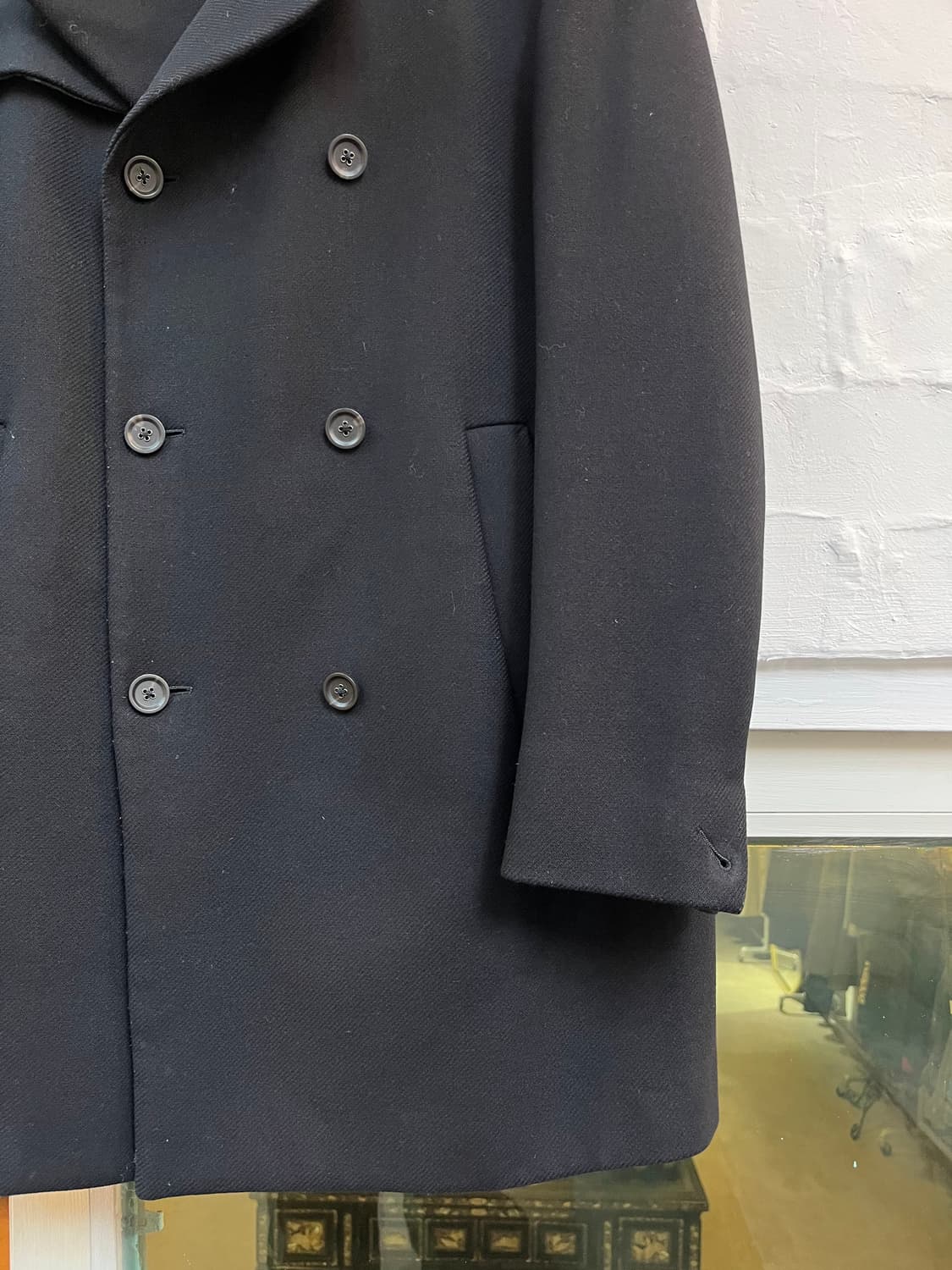 Theory 버진 울 캐시미어 혼방 피코트 Men M 상품이미지4