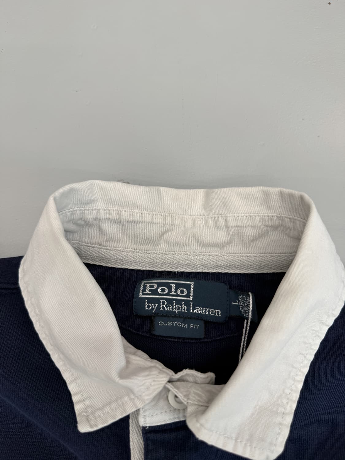 폴로 랄프로렌 루즈핏 딥네이비 럭비 스웻 셔츠 상품이미지3