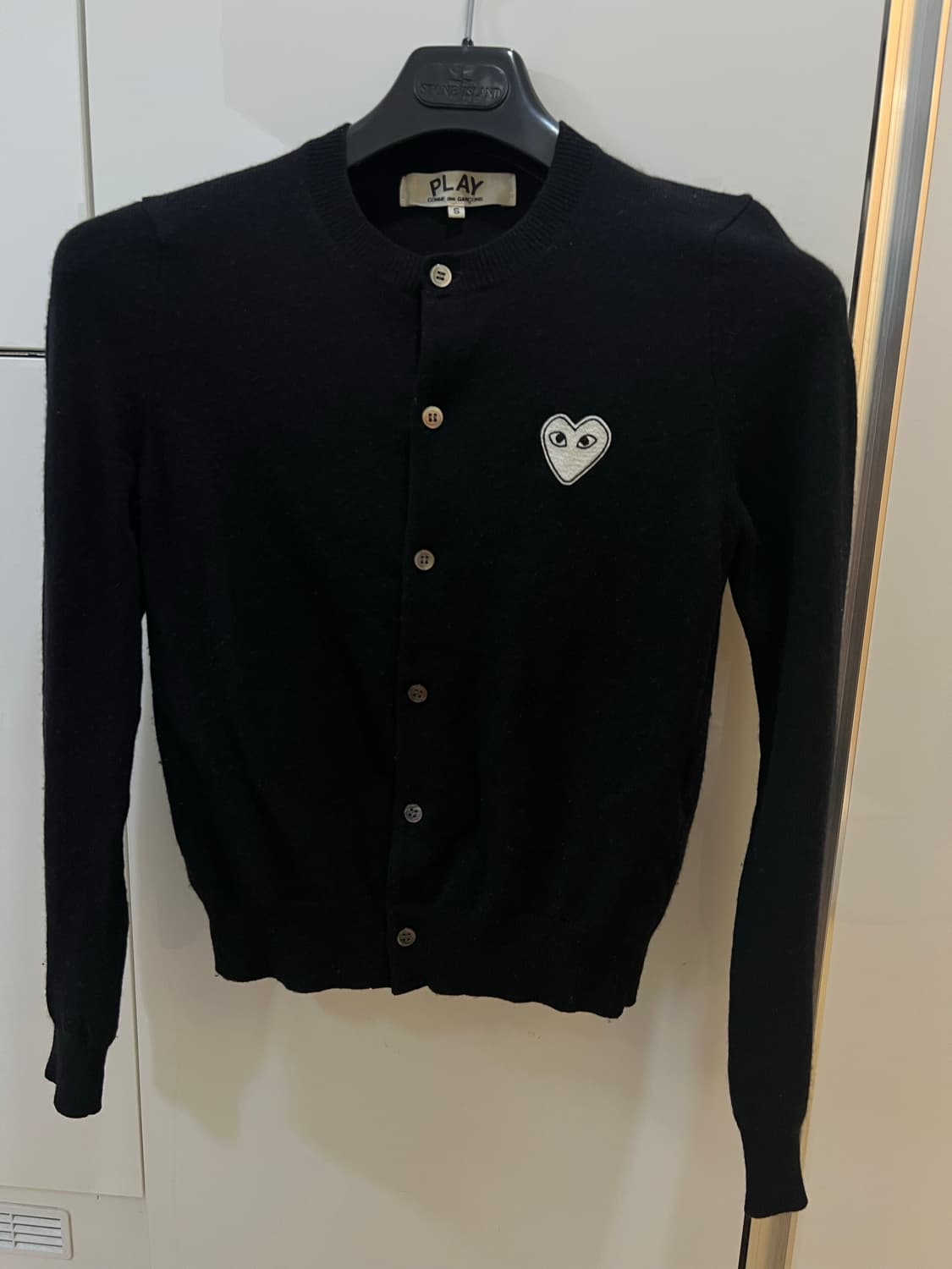 꼼데가르송 여성화이트가디건 S  상품이미지1