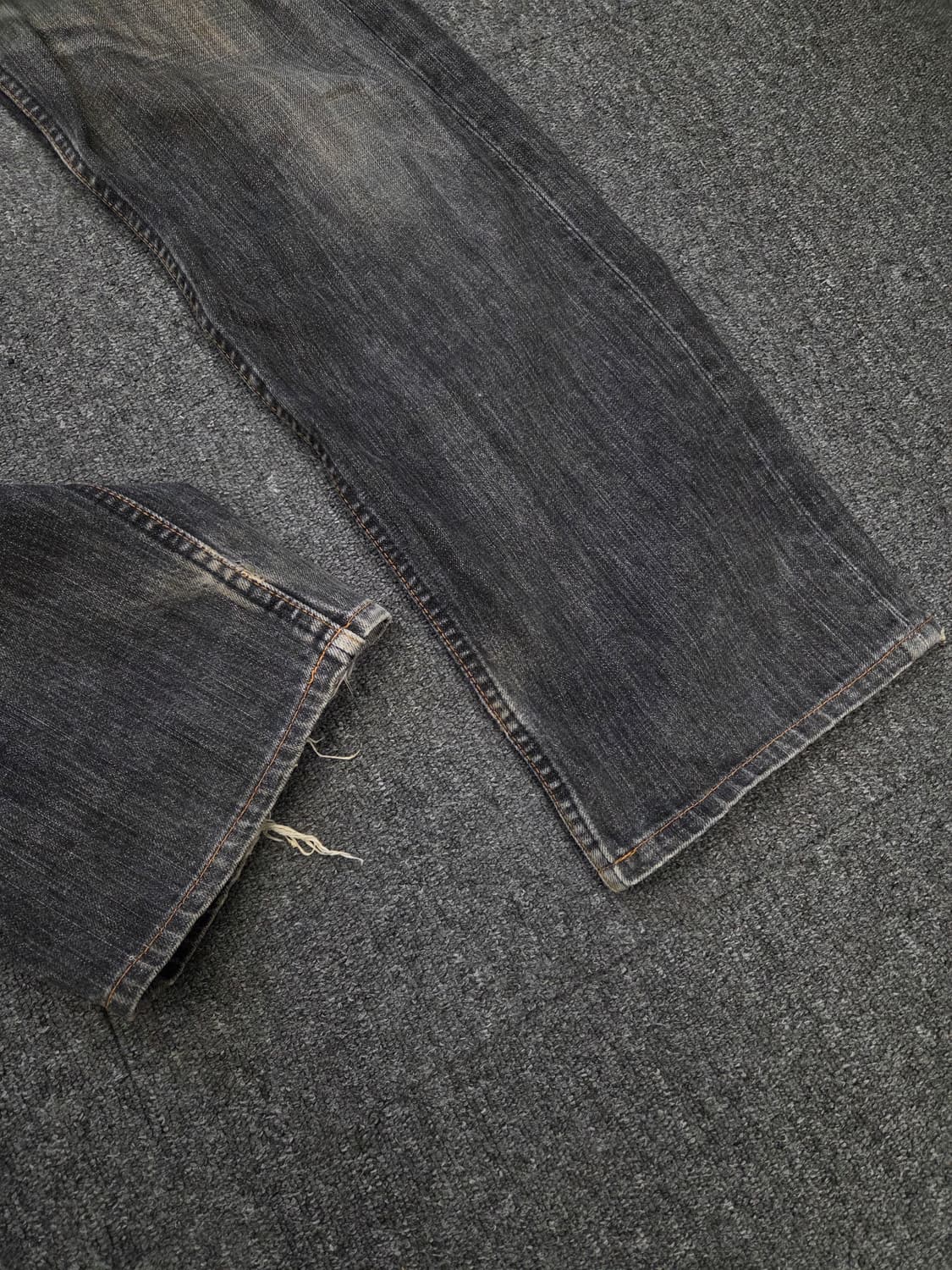 00's 리바이스 503 블랙 데님팬츠 상품이미지4