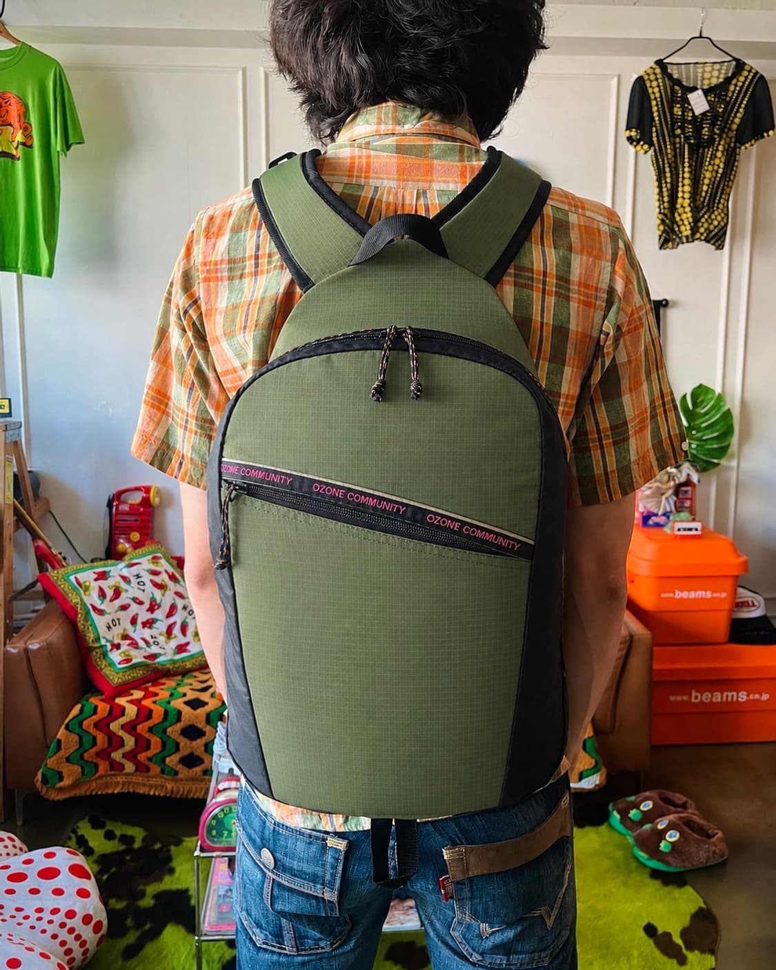 1990s OZONE COMMUNITY Ripstop Backpack 상품이미지2