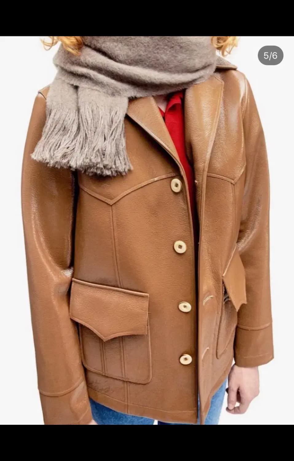 Sefr 웨스턴 가죽코트 상품이미지5