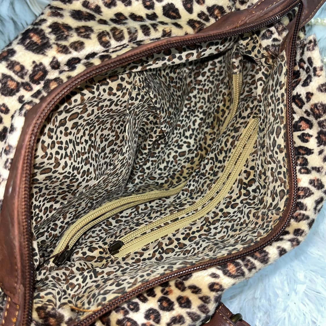 빈티지 레오파드 숄더백 상품이미지6