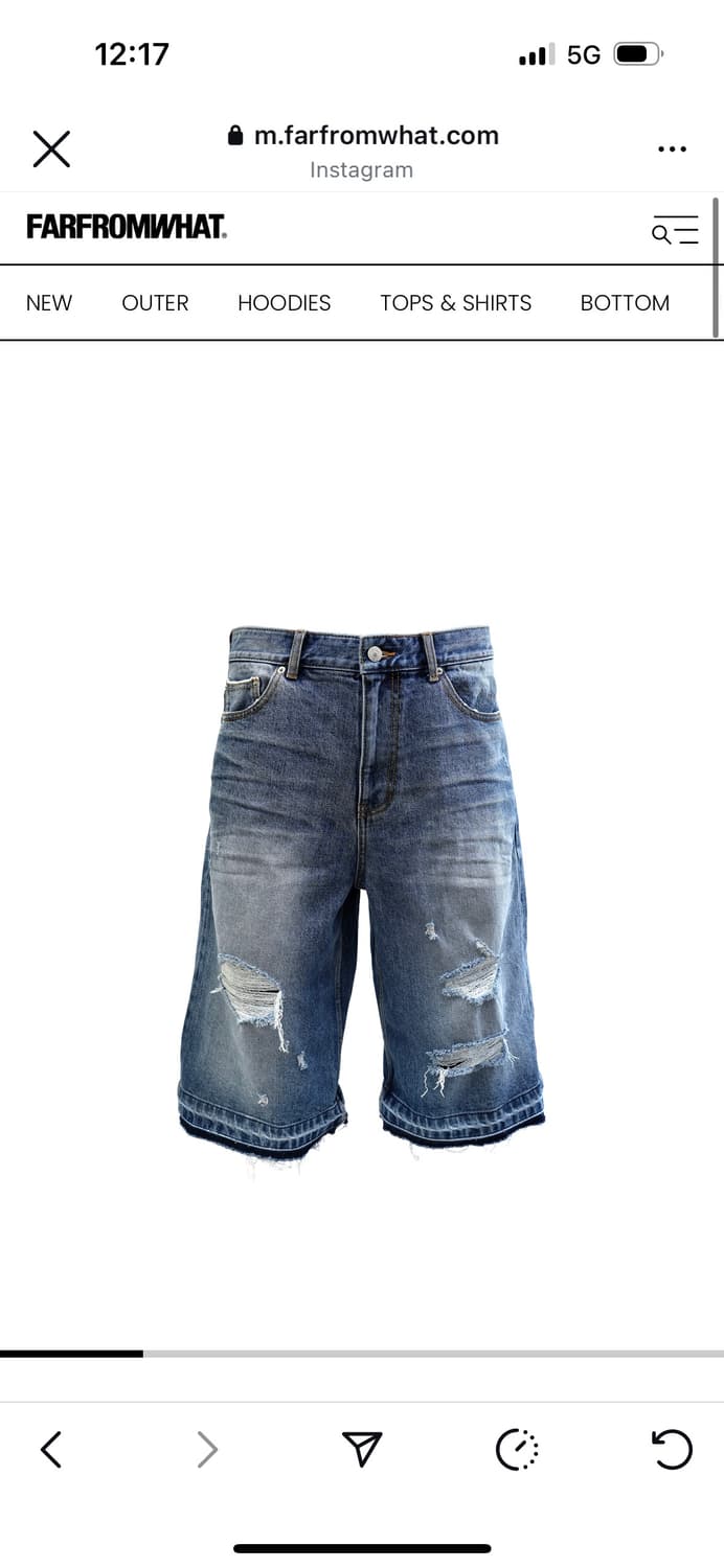 Vtg jean shorts_blue 3사이즈 상품이미지1