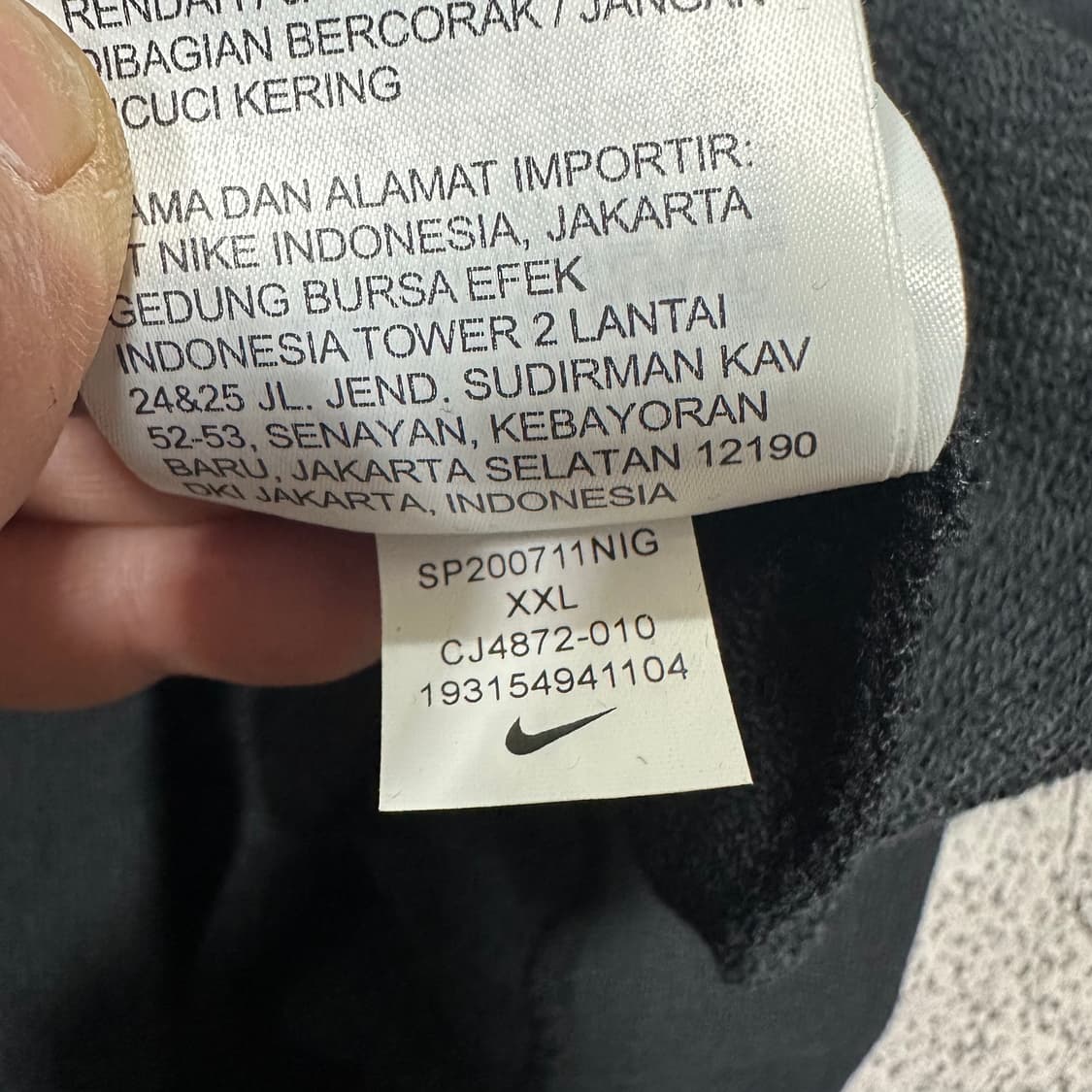 ✨ (바배) 나이키 NSW 더블 스우시 빅로고 스웻 블랙 맨투맨  상품이미지5