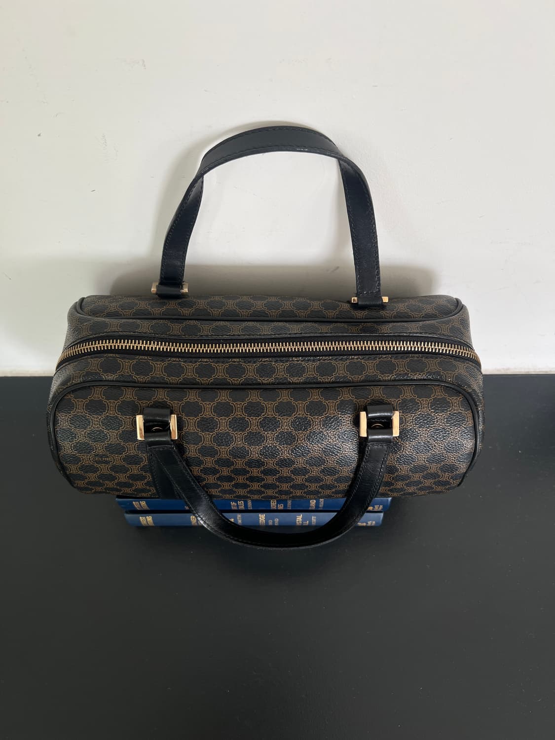 빈티지 셀린 마카담 블랙 미니 보스톤백 상품이미지3