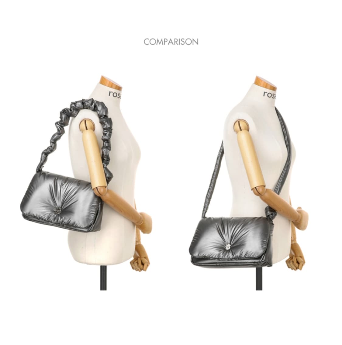 로사케이 누볼라 플랩 크로스백 패딩백 숄더백 패딩 가방 상품이미지10