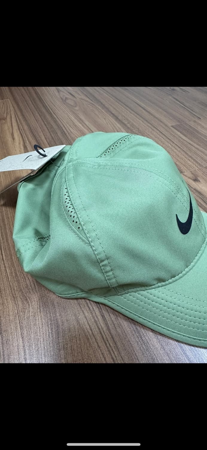 나이키 페더라이트 드라이핏 올리브그린 런닝캡  (새상품) 상품이미지6