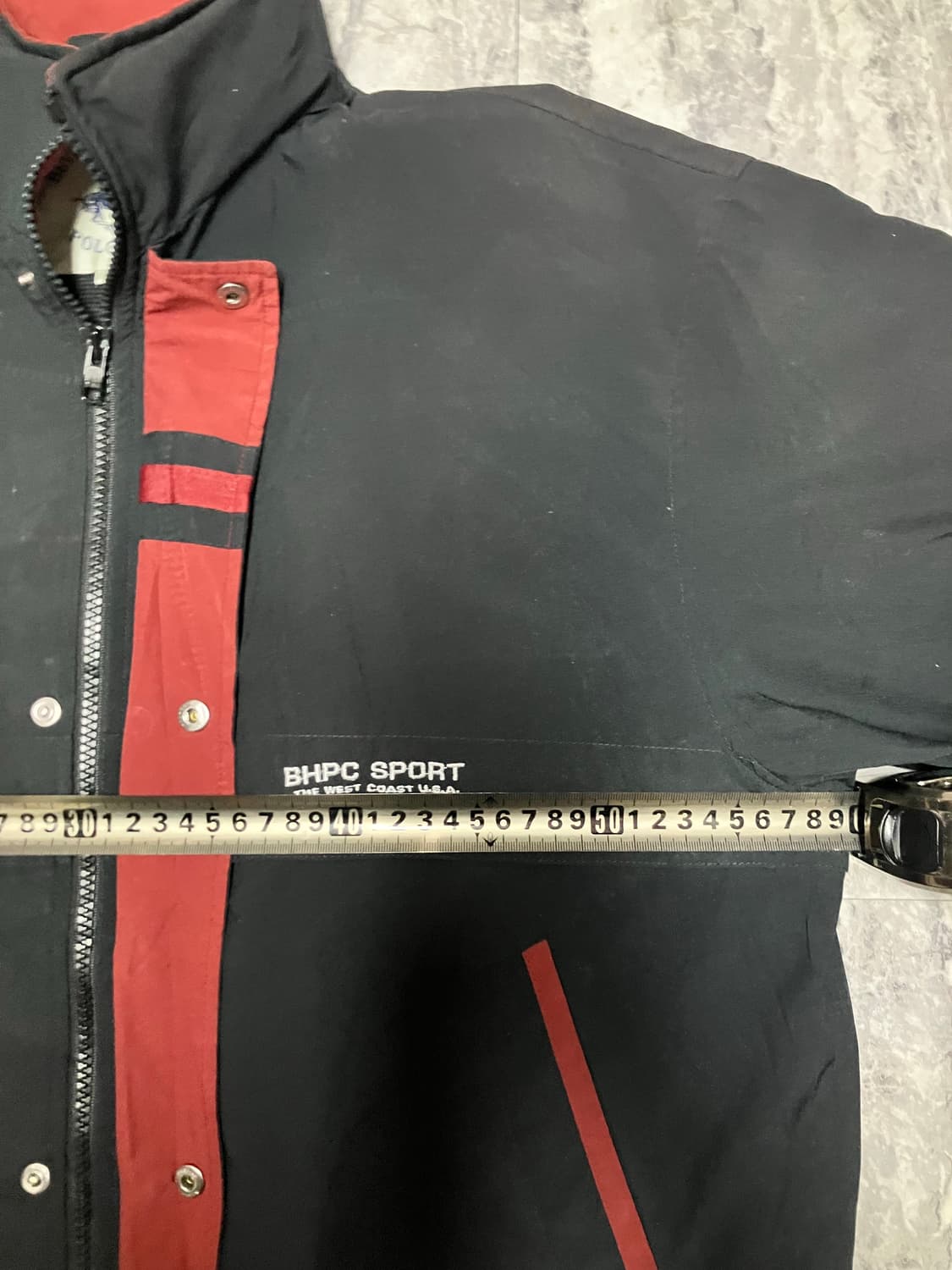 일본빈티지 Beverlyhills 올드스쿨아메카지 혁오풍 봄버블루종자켓 상품이미지2