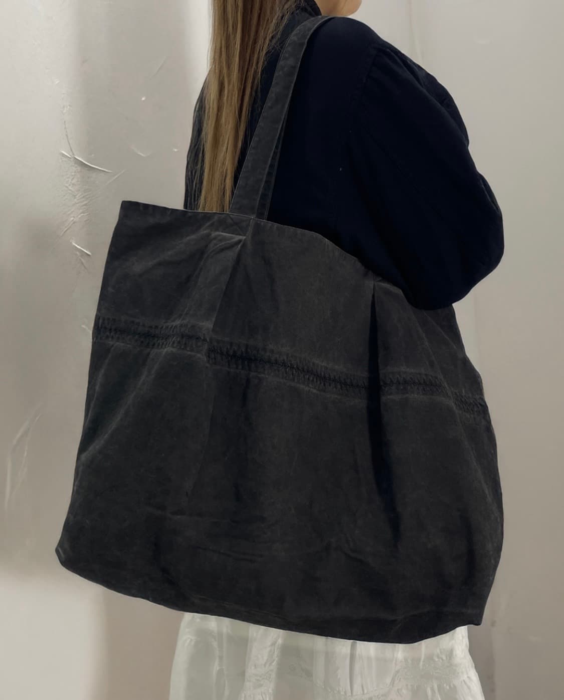 Garment Dyed Merrow Bag (Charcoal) 상품이미지5