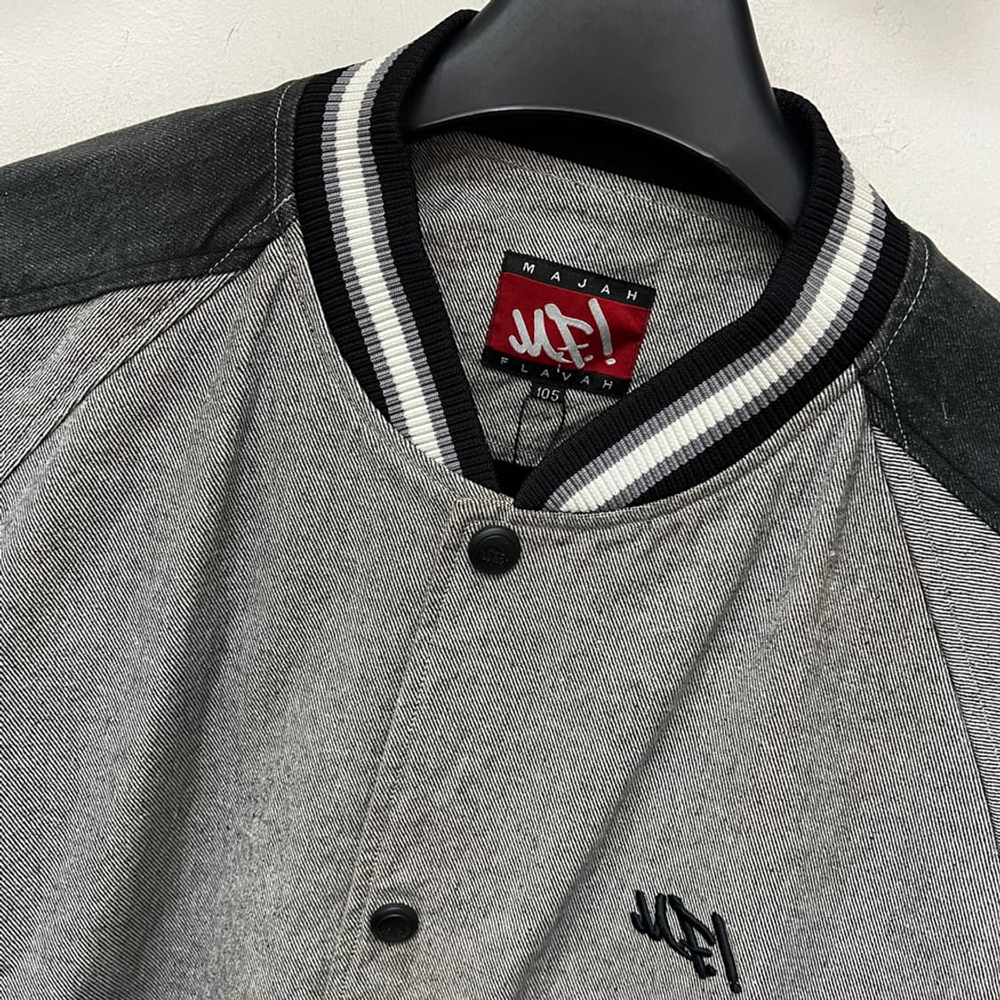 MF 마자플라바 데님 스타디움 베이스볼 자켓 105 상품이미지4