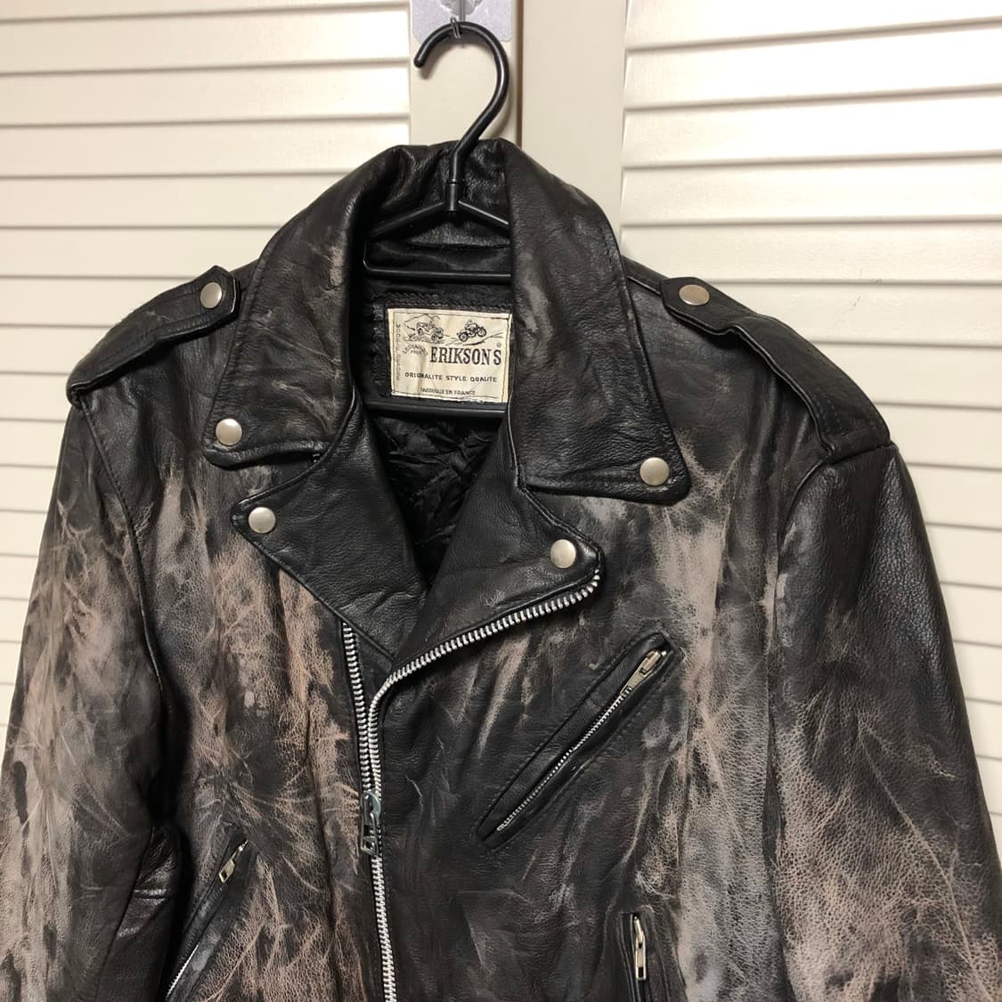 에릭슨 가죽자켓 소가죽 라이더 남성용 상품이미지3