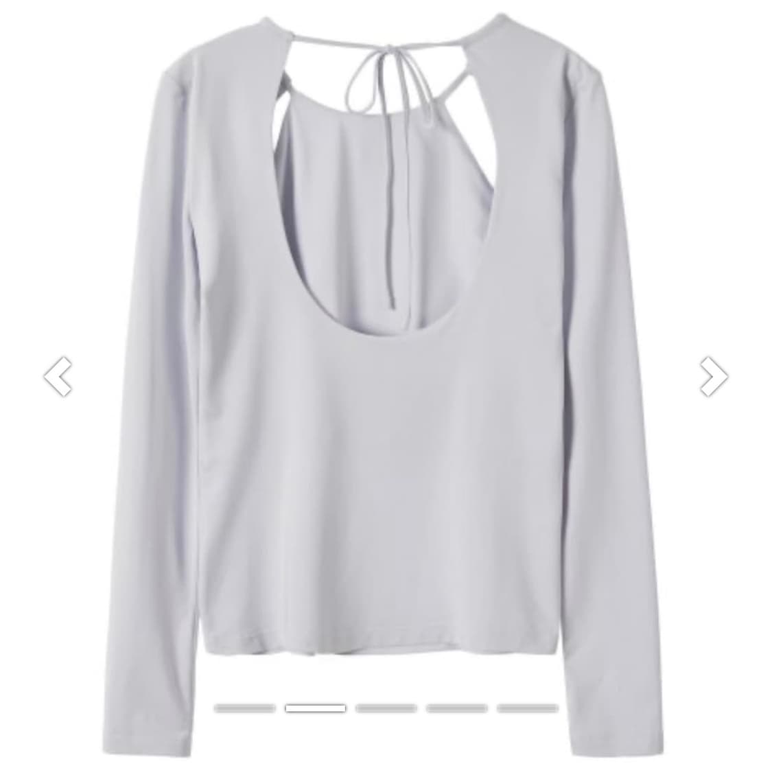 레스크앤레크레이션 RR BACK OPEN LONG SLEEVE TOP 상품이미지2