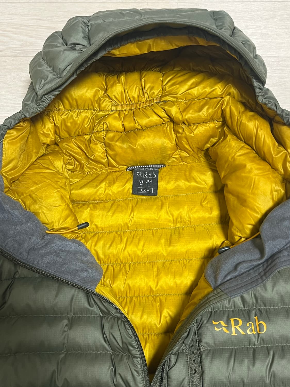 Rab 마이크로라이트 알파인 라이트카키 M 상품이미지3