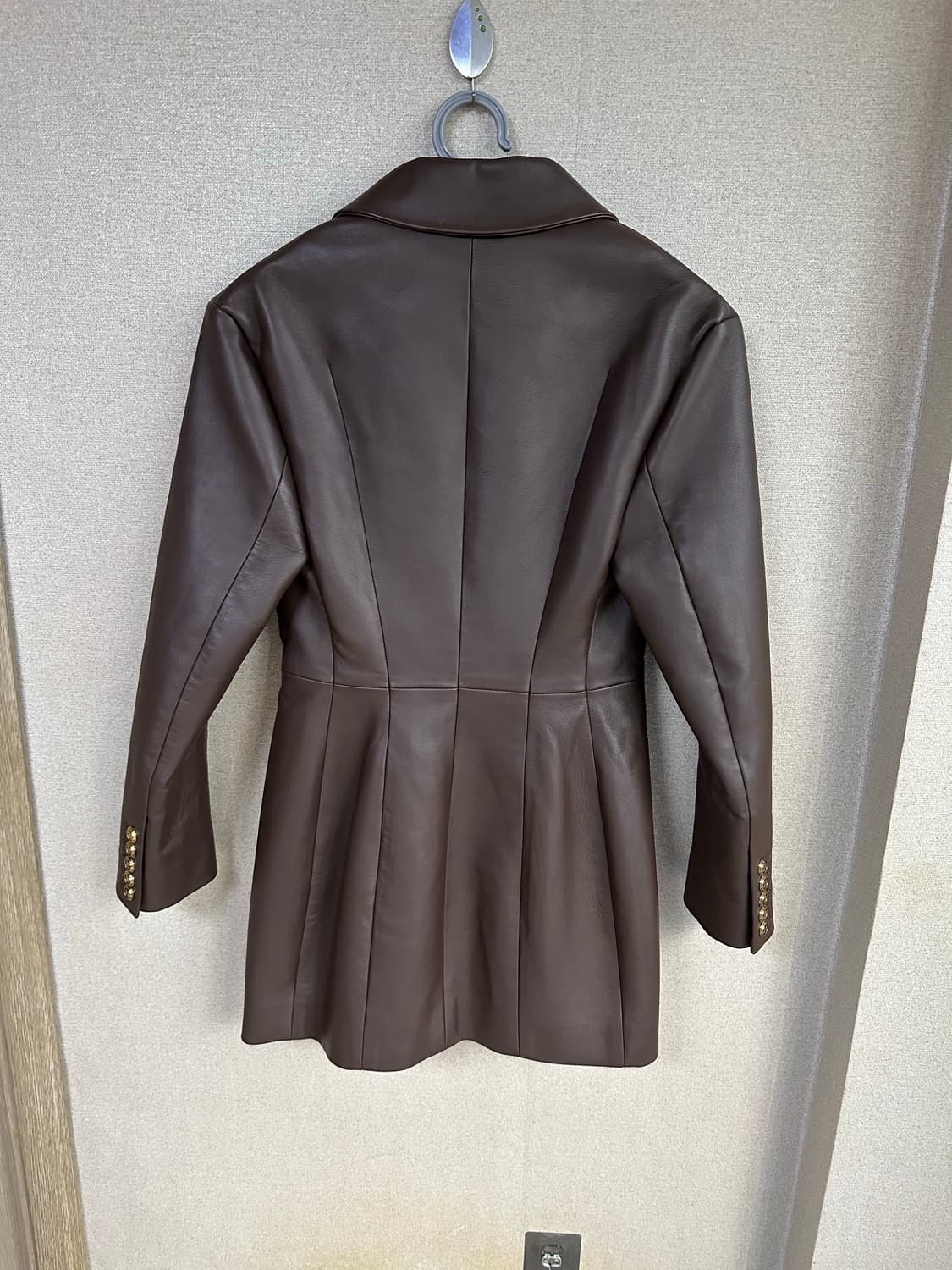 (정품)발망 브라운 가죽 자켓 34사이즈 44사이즈 상품이미지2