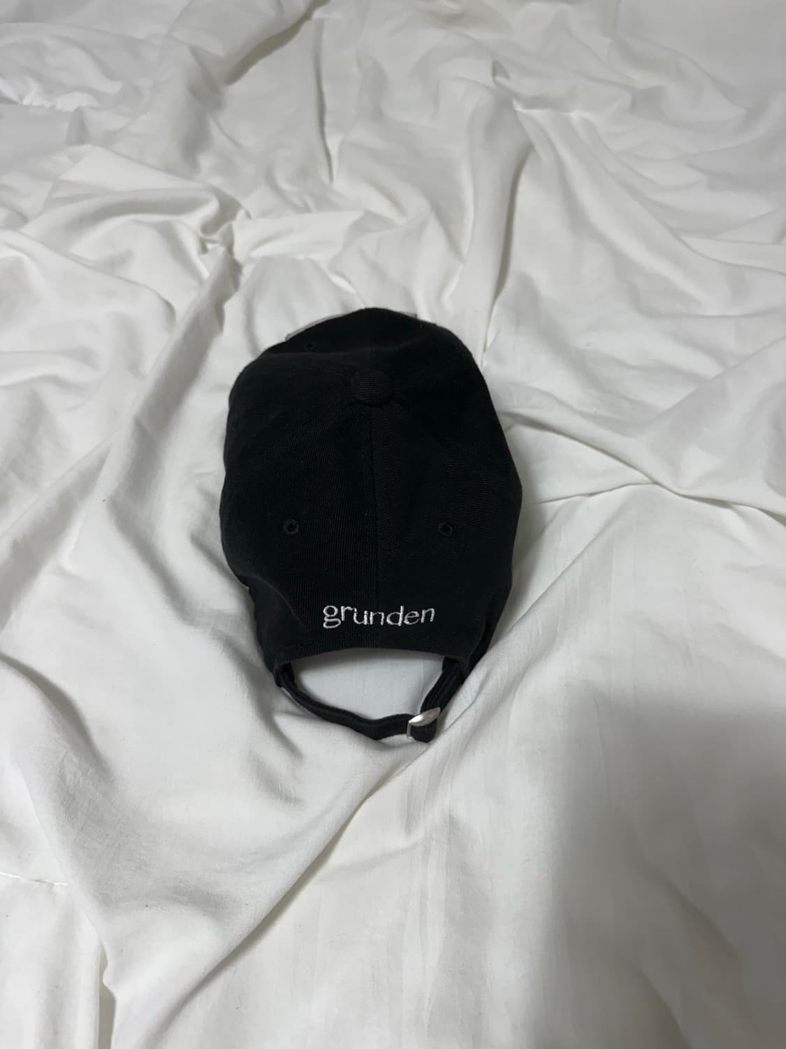 Grunden VINTAGE LOGO CAP (WASHED BLACK) 상품이미지2