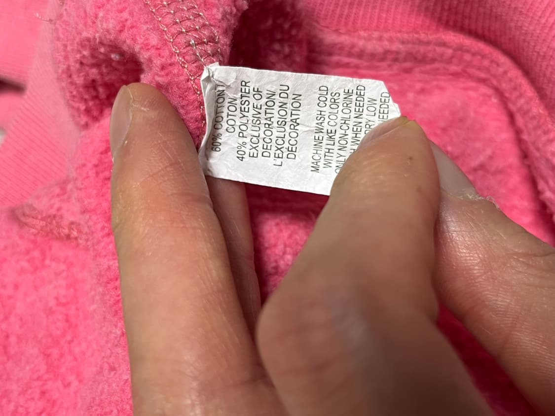 아베크롬비앤피치 핑크 후드티 M 상품이미지4