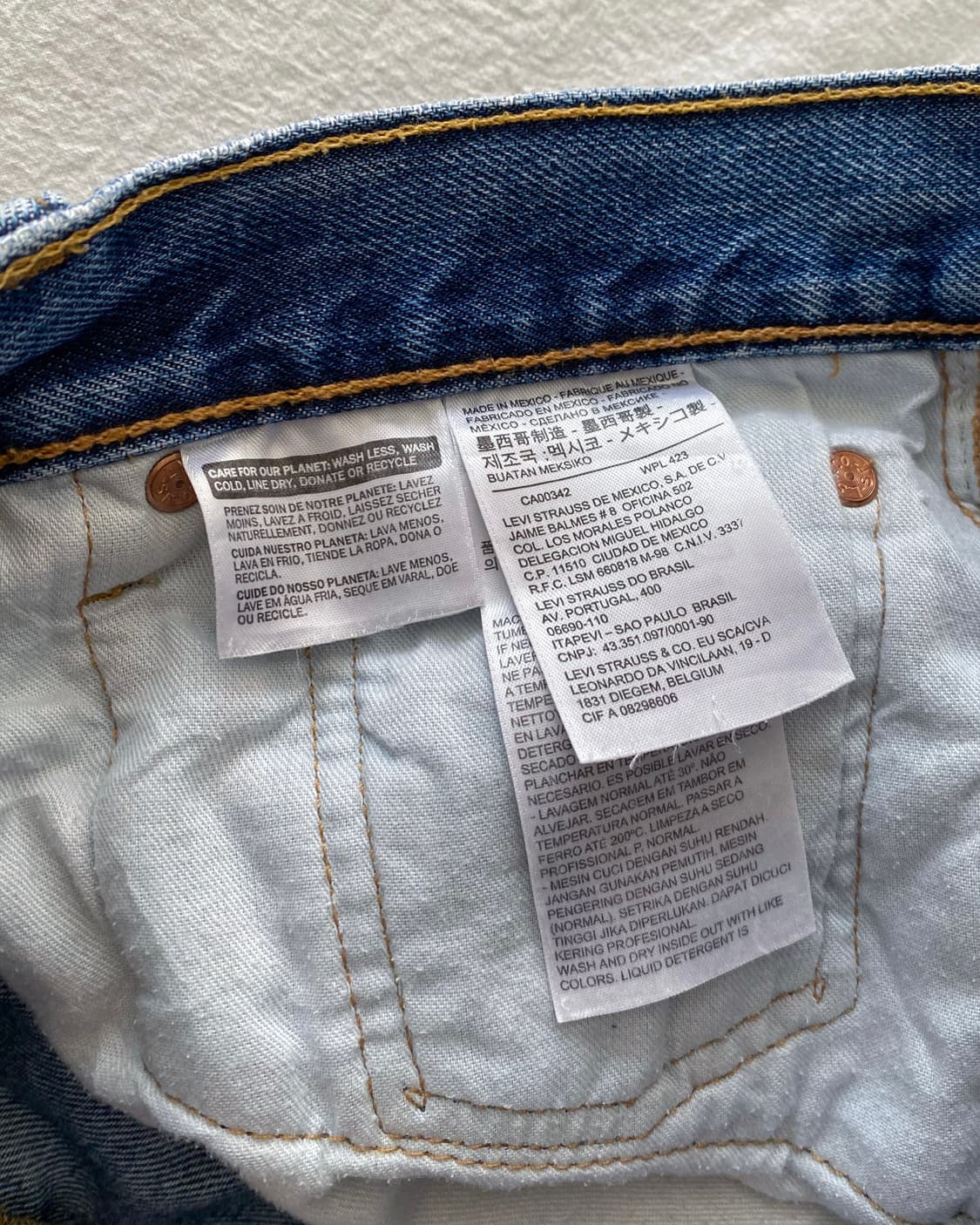 리바이스 501 데님 팬츠 003 상품이미지10