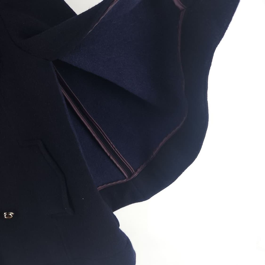 [여85]오즈세컨 울캐시미어 케이프 코트[Y5C-202] 상품이미지6