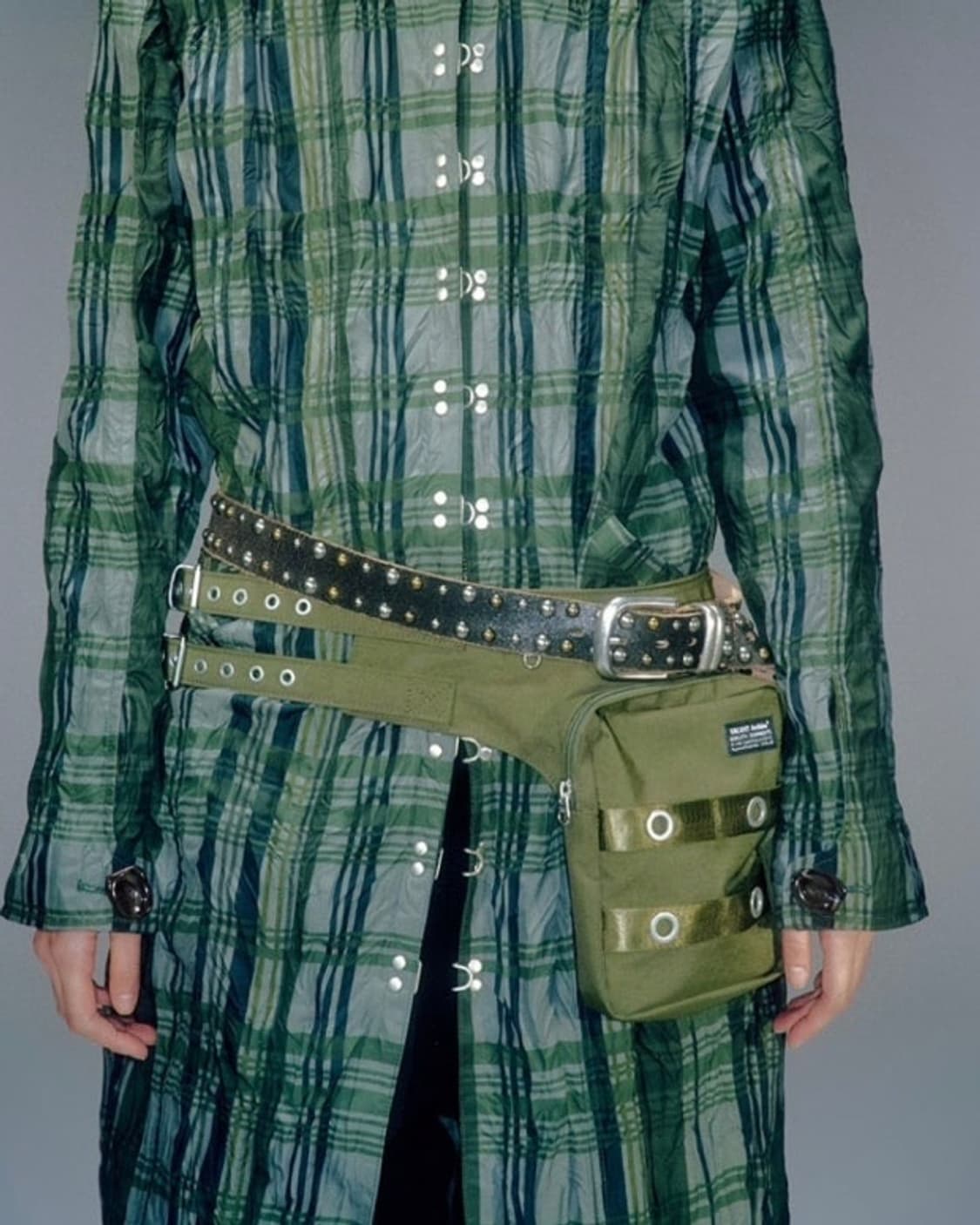 베이컨트 아카이브 파이퍼 와이드 힙색 벨트 (카키) 상품이미지2