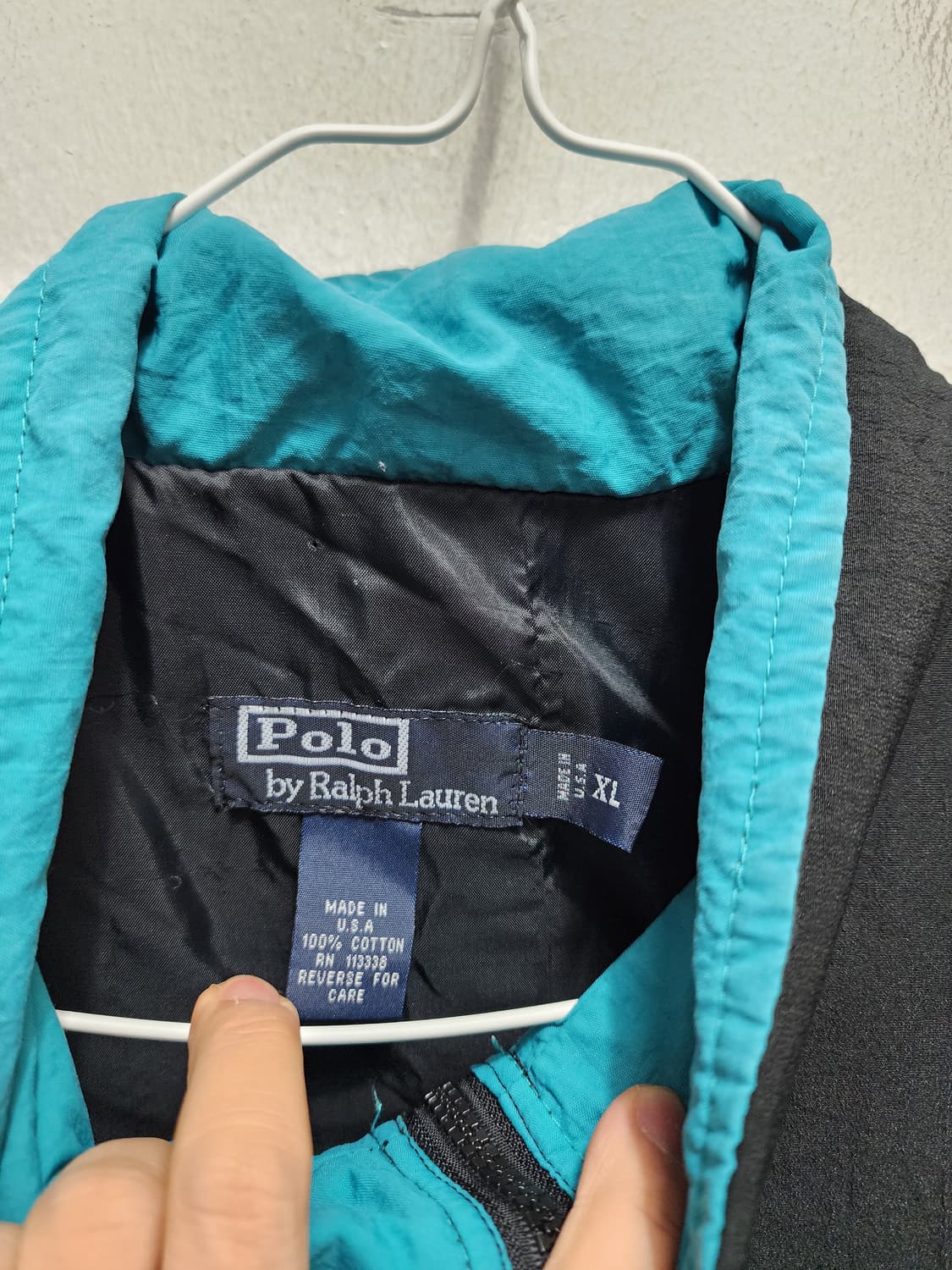 90s 폴로 올드스쿨 바람막이 (made USA) 상품이미지3