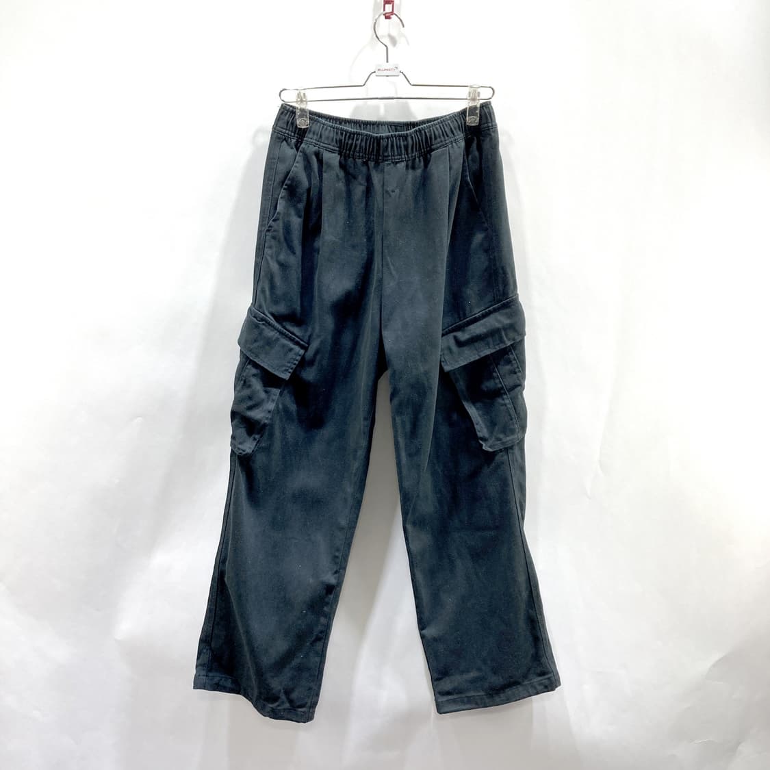 어반디타입 남녀공용 밴딩카고팬츠 블랙 L 상품이미지1