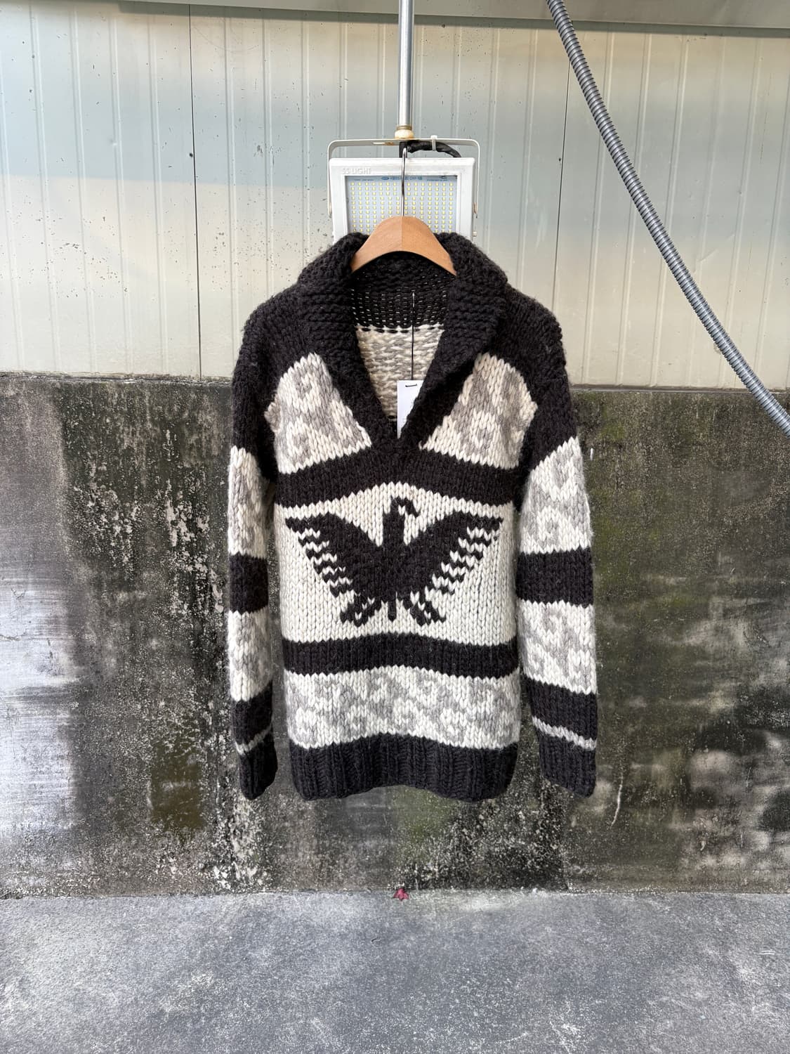 빈티지 코위찬 풀오버 헤비울 니트 상품이미지1