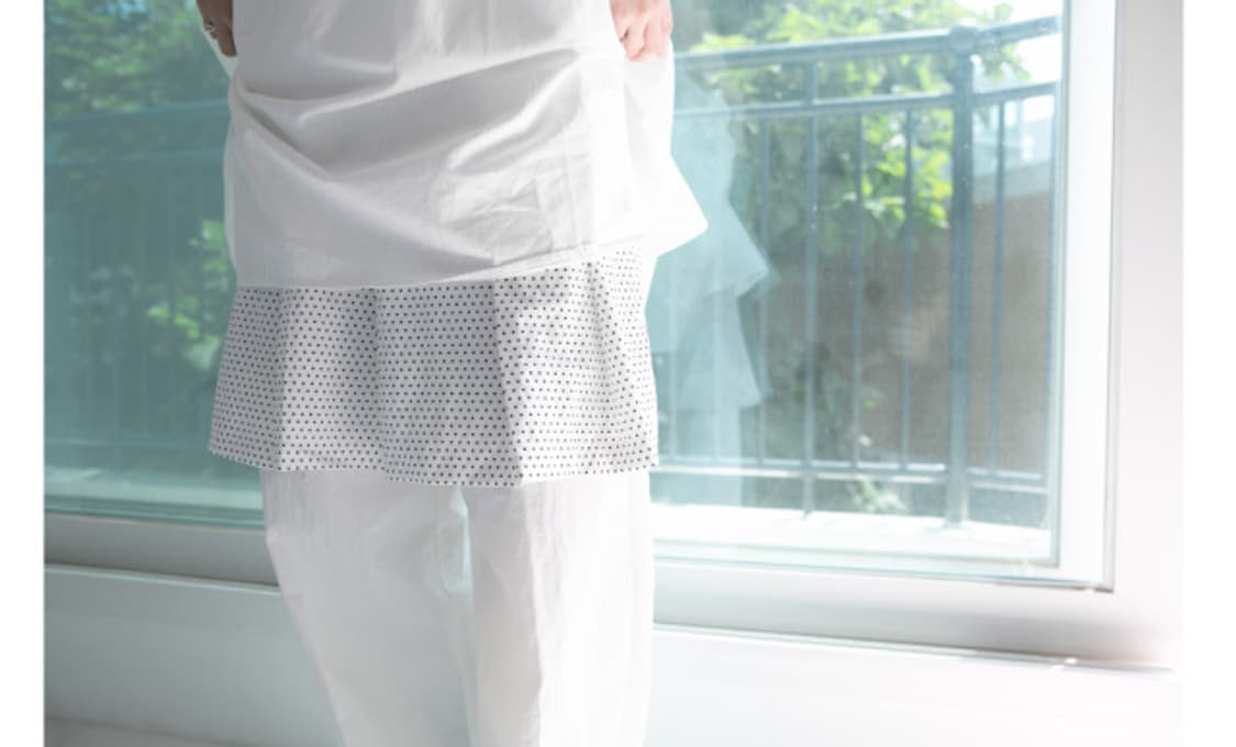 dot skirt layered  상품이미지2