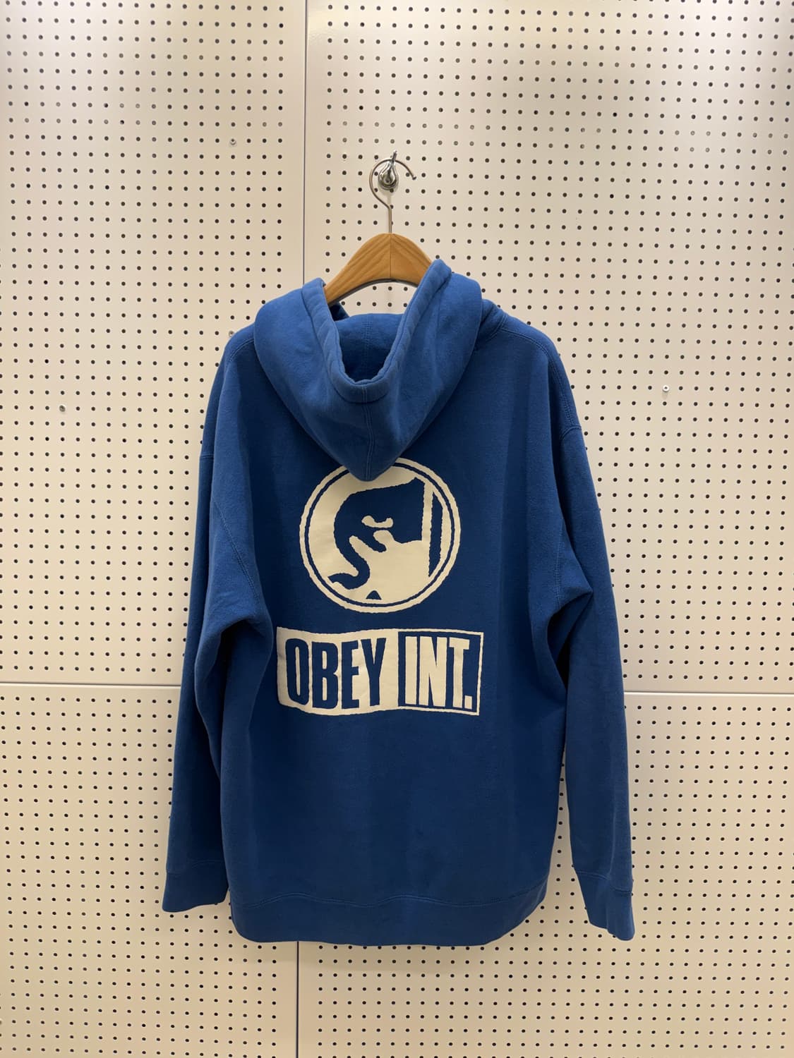 오베이 백로고 스레이트 블루 후드티 U1674 상품이미지3