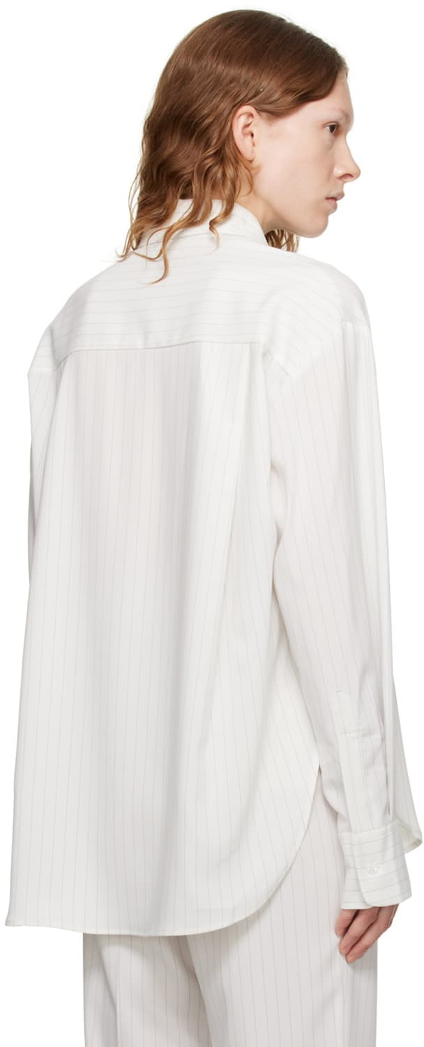 프랭키샵 lui 핀스트라이프 플루이드 셔츠 블라우스 새상품 상품이미지3