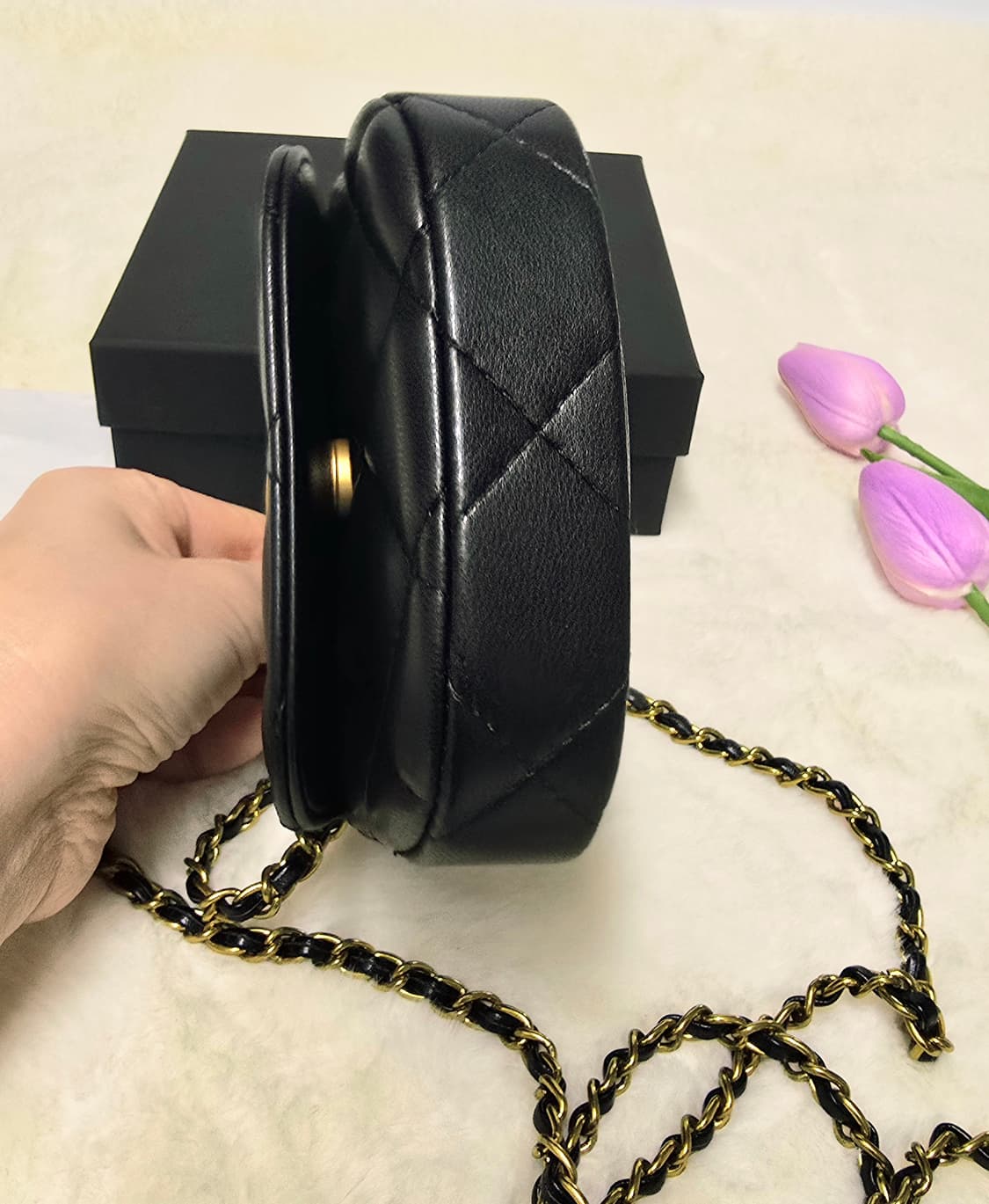 샤넬vip진주탑핸들백 미니 woc 체인백 상품이미지5